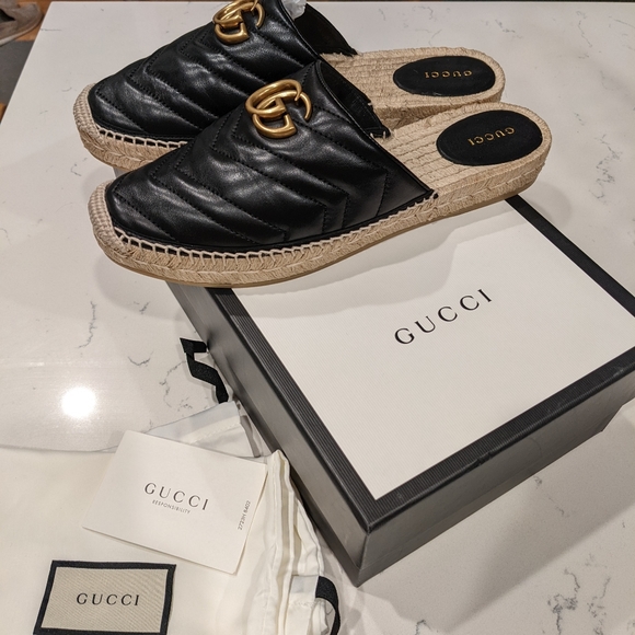 Gucci marmont espadrille slides size 40 NWT!! - Picture 2 of 5